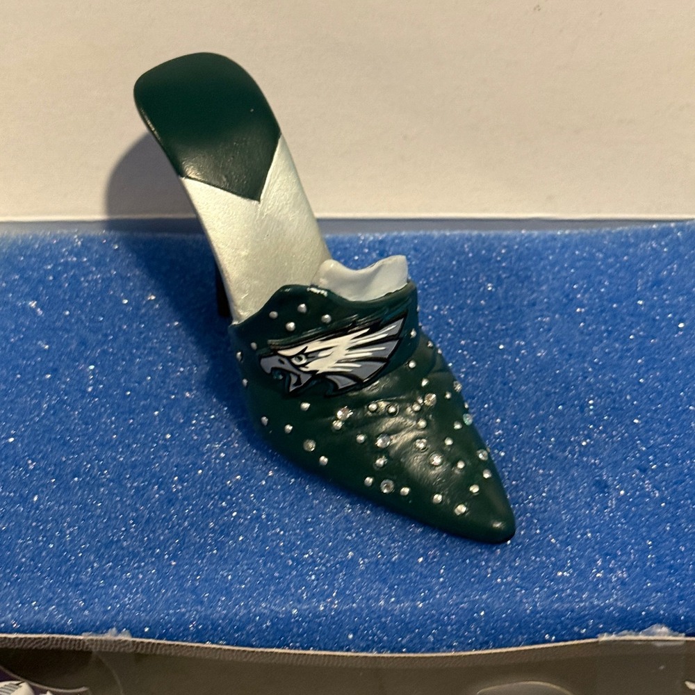 Philadelphia Eagles NFL Team Collectible Mini Rhinestone‎ Stiletto Heel